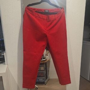 Express Women’s Red Skinny Pants